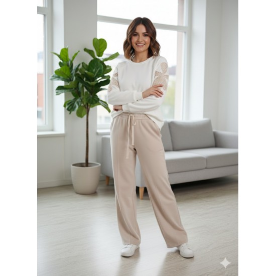 Φόρμα παντελόνι μπεζ